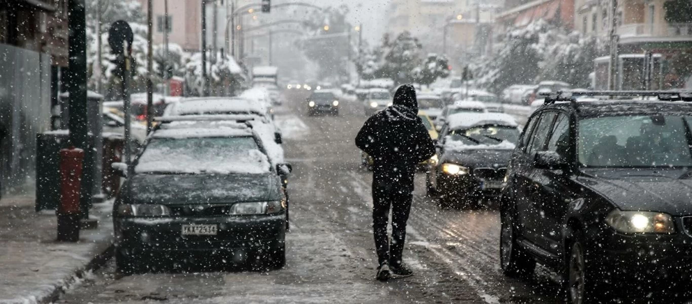 Σφοδρή αλλά σύντομη η νέα κακοκαιρία: Δείτε που χρειάζονται αλυσίδες - Επτά βαθμούς πτώση θερμοκρασίας σε μια ώρα